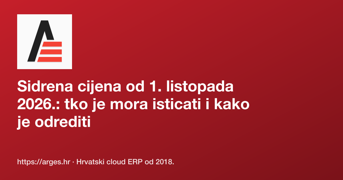 Sidrena cijena od 1. listopada 2026.: tko je mora isticati i kako je odrediti