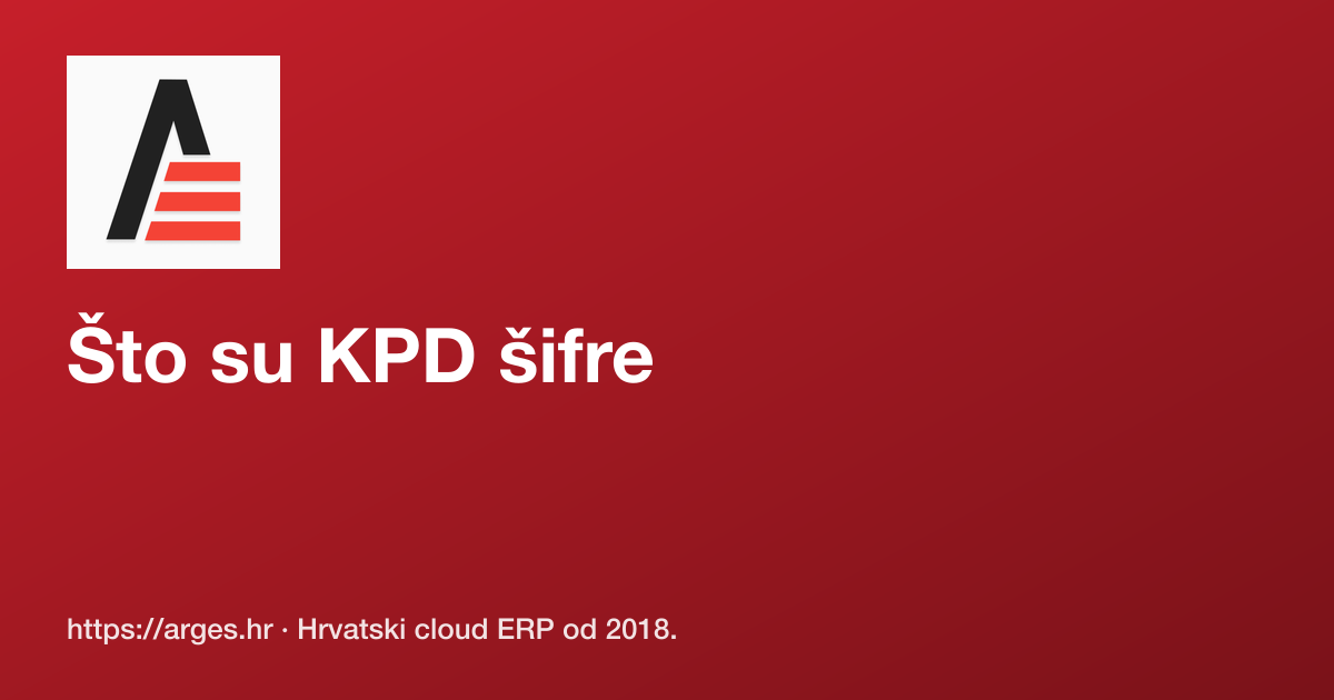 Što su KPD šifre