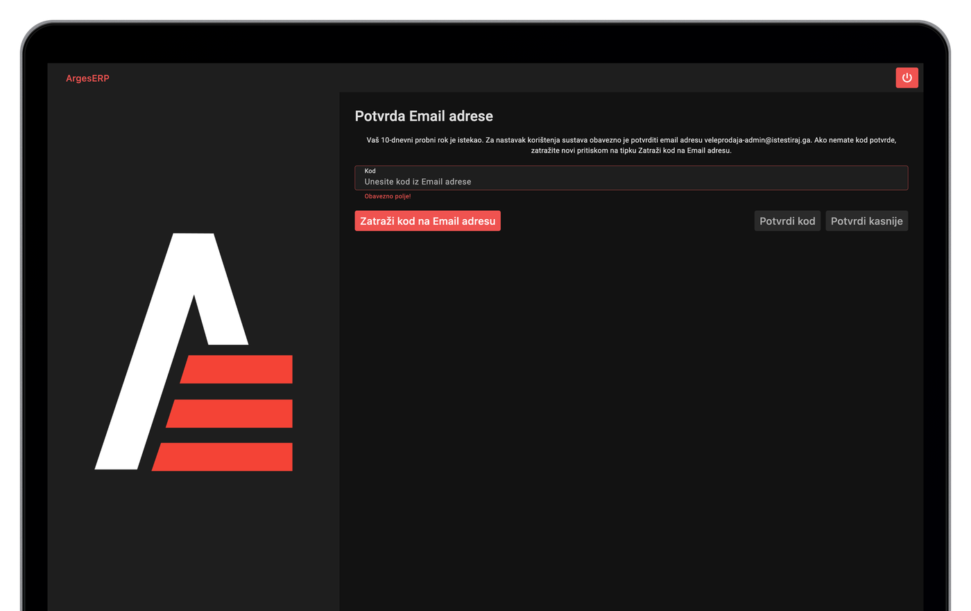 Potvrda Email adrese